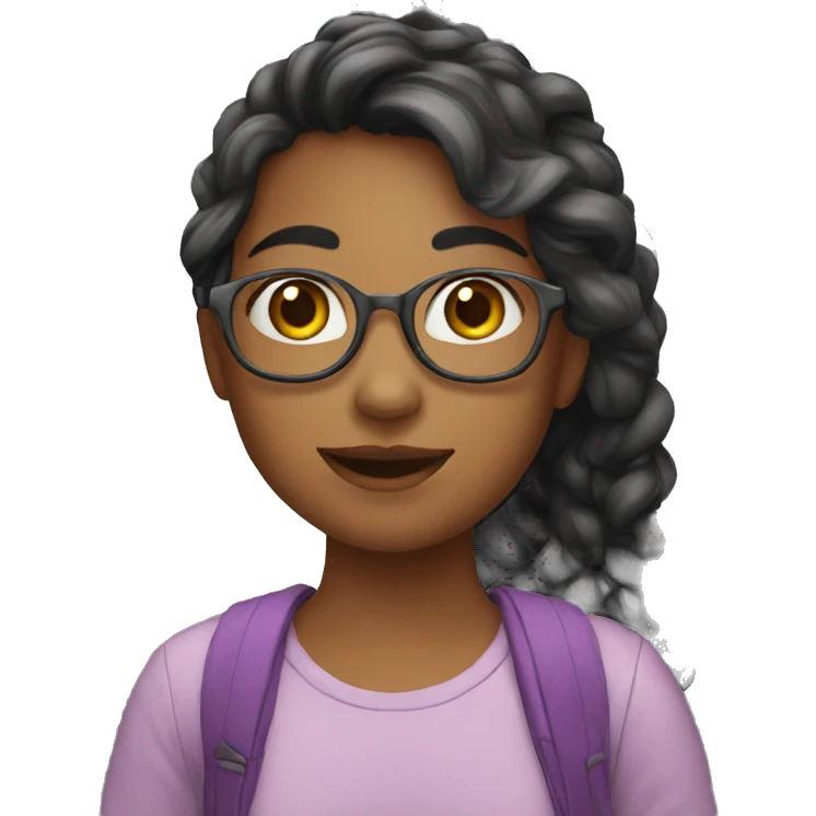 girl who is enjoying imagine emoji