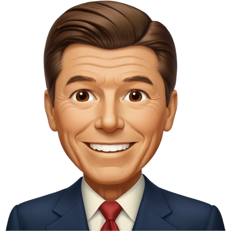 Ronald Reagan president emoji