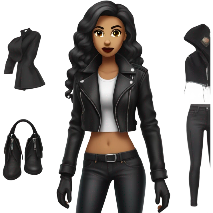 Gangster girl emoji