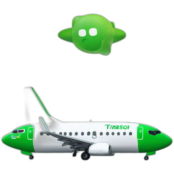 Avion Boeing 737 Transavia emoji