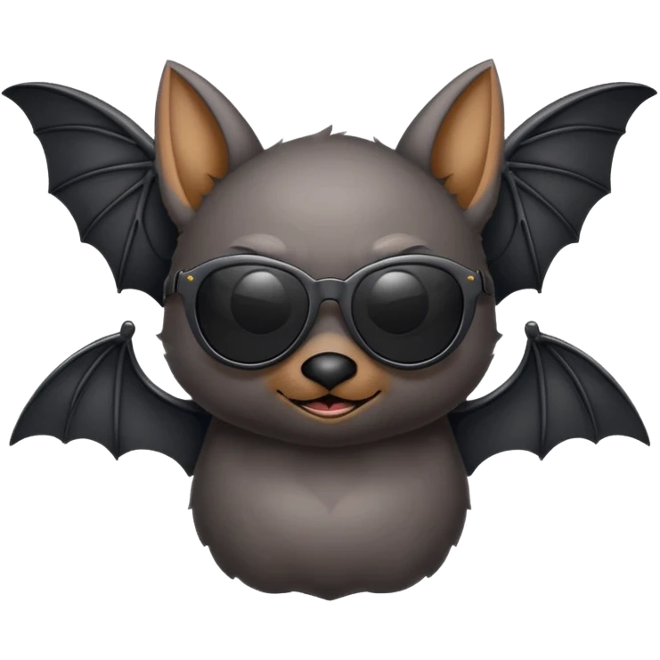 Bat with sunglasses emoji
