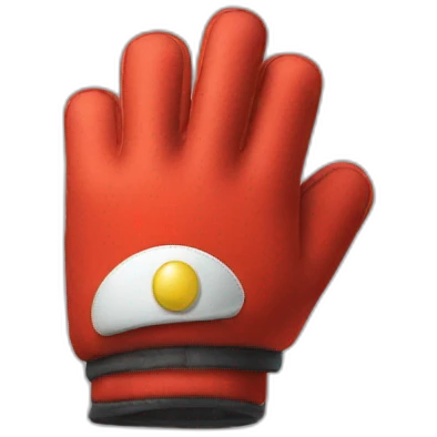 super mario glove single finger pointing emoji
