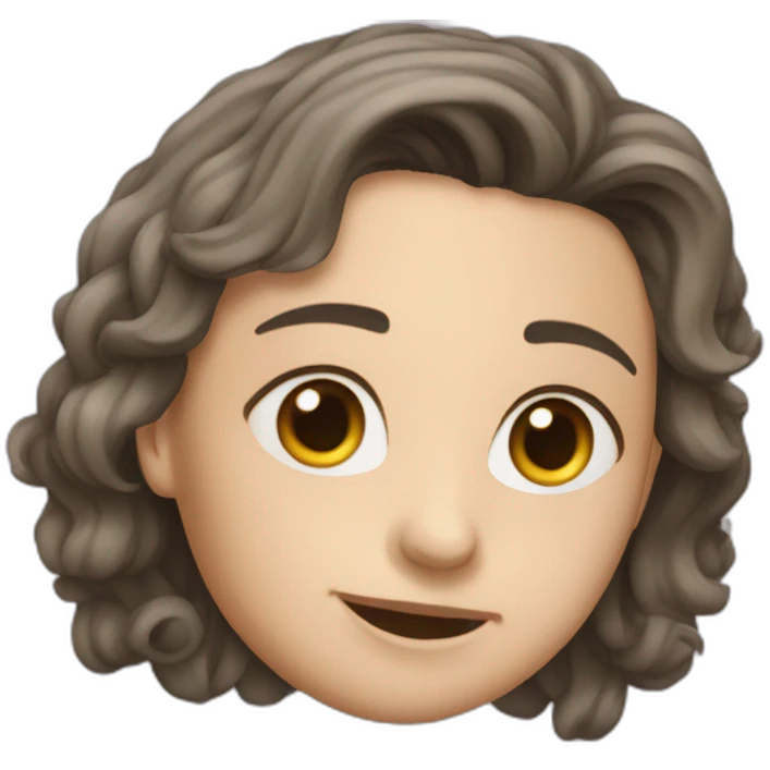 девочка готовит  emoji