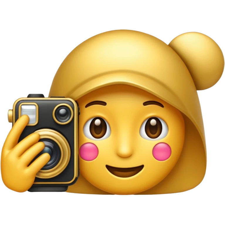 Emoji avec un appareil photo emoji