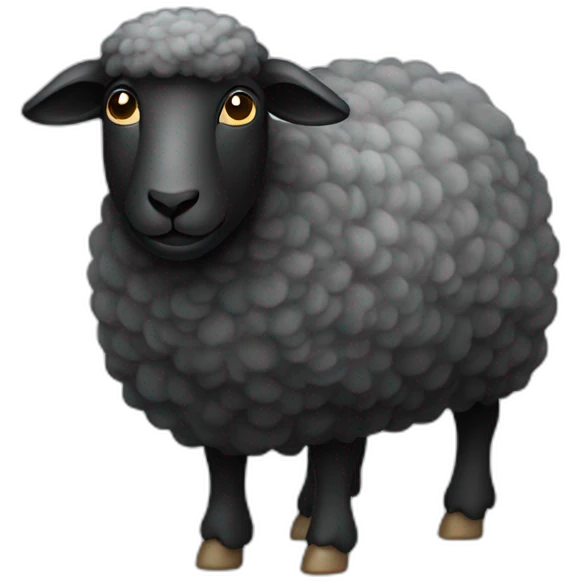 black sheep emoji