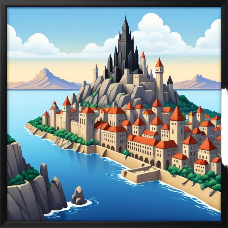 Waterdeep skyline emoji