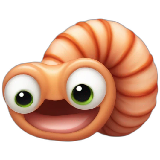 bayon worm cute baby emoji