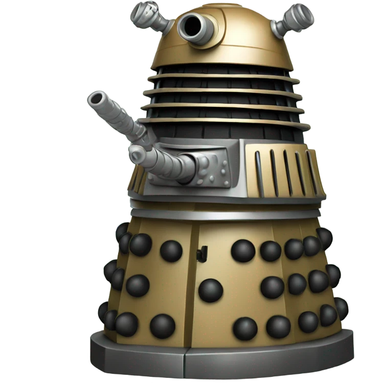 Dalek with hoodie emoji
