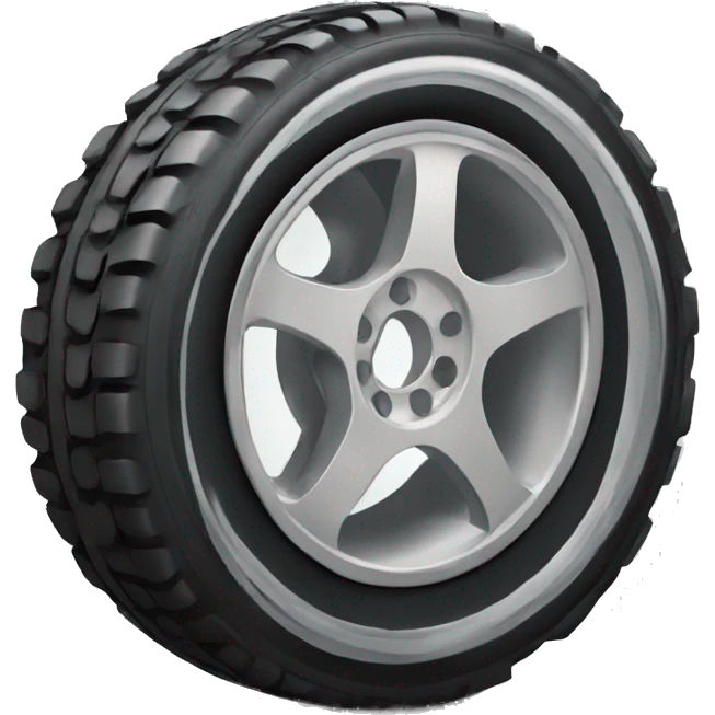 car drift tire track emoji