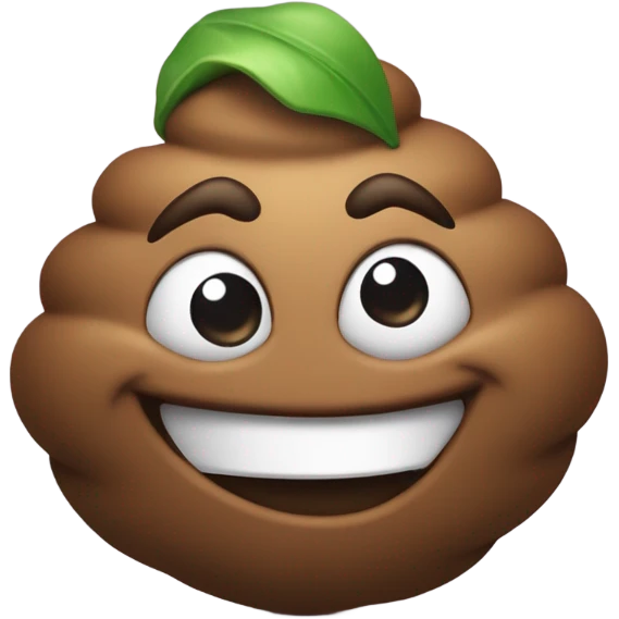 Defending a piece of poop emoji emoji