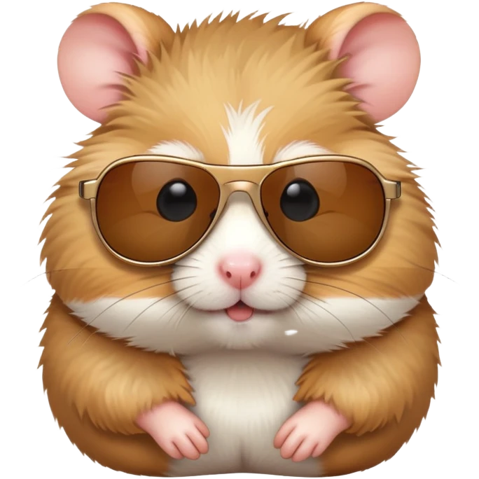 Hamster wearing sunglasses  emoji