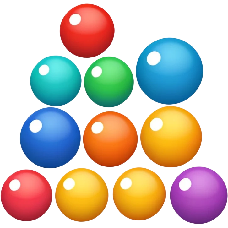 color balls emoji