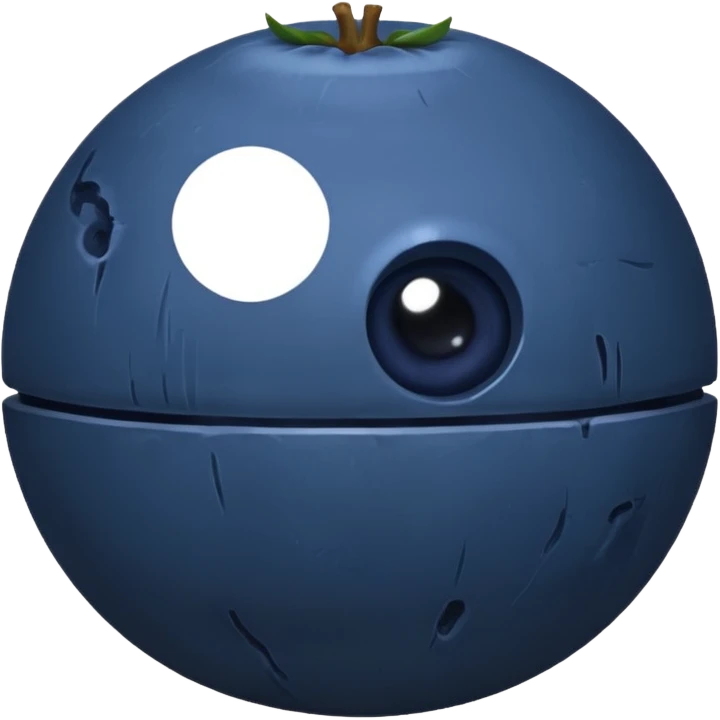 deathstar blueberry fruit berry emoji
