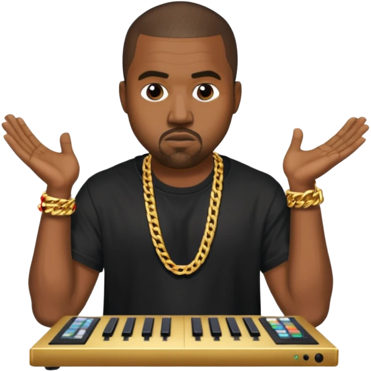 Kanye west beat emoji