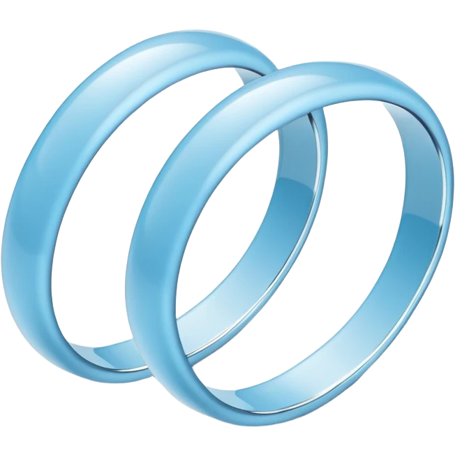 Light blue bracelets emoji