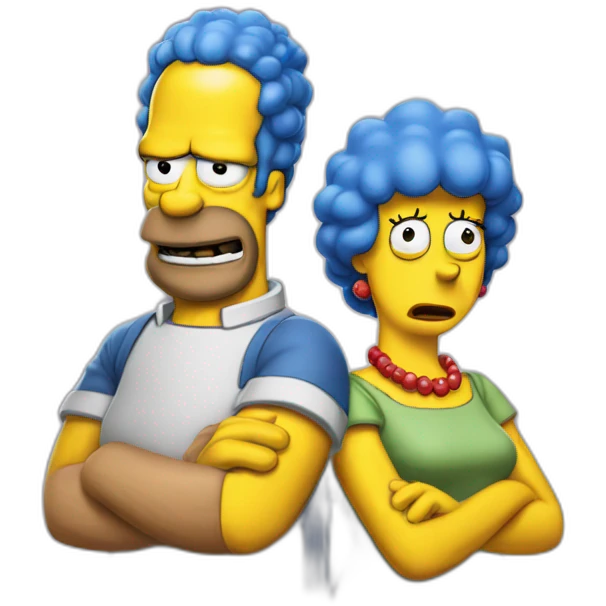 Homer et marge emoji