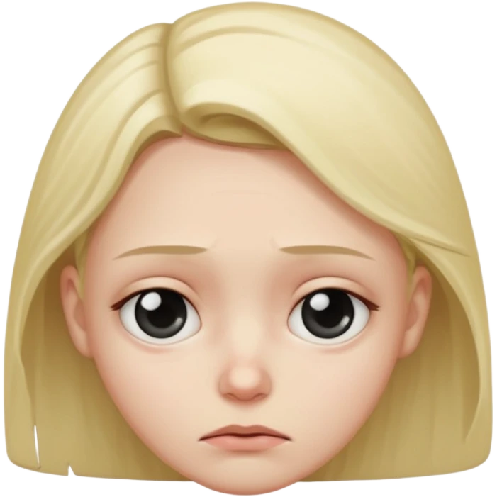 Very tired and depressed emoji