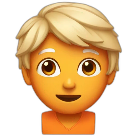 orange pim pam emoji