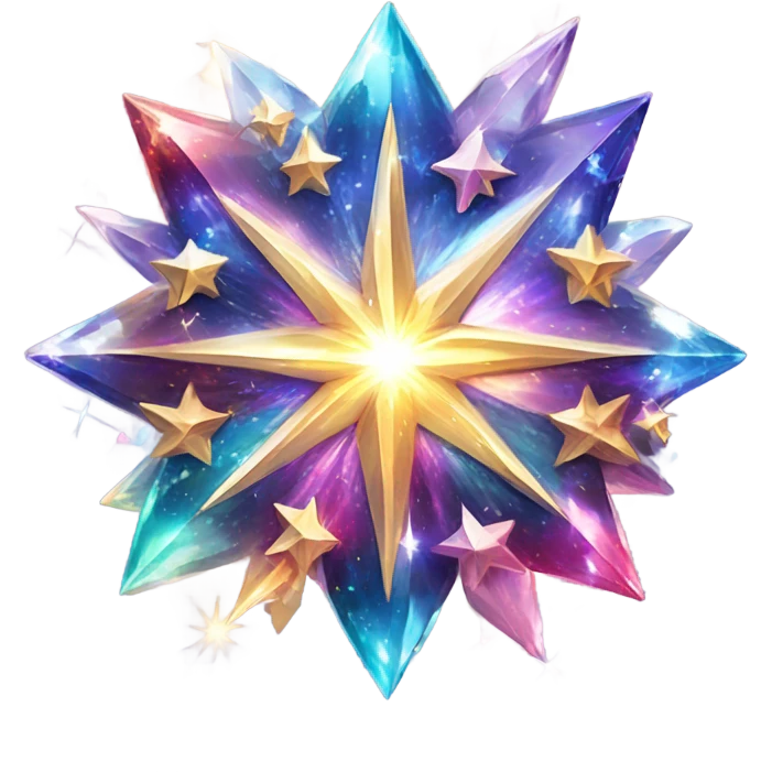 galaxy crystal stars  emoji
