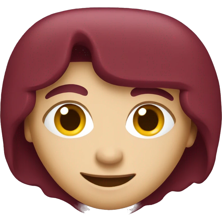 Burgundy heart emoji