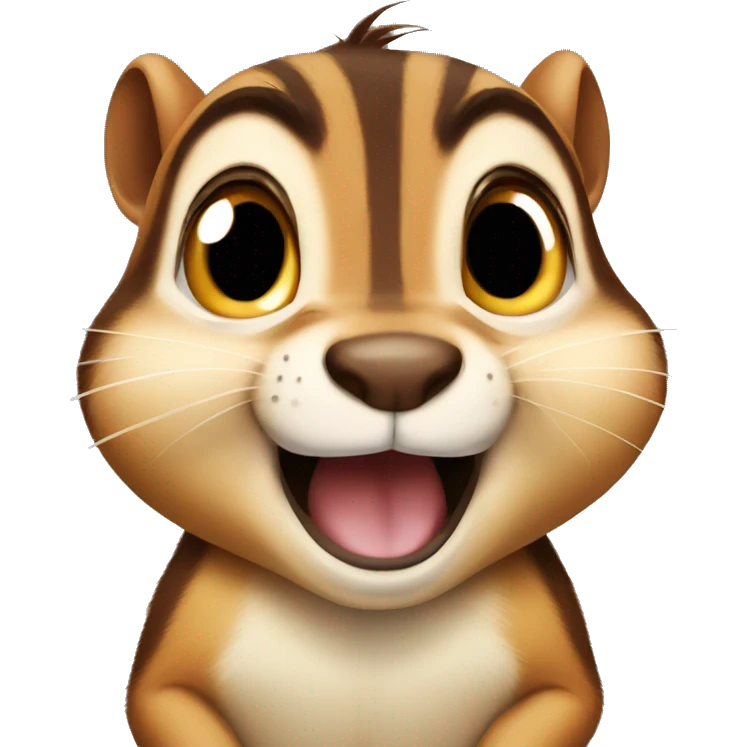 Chipmunk crying  emoji