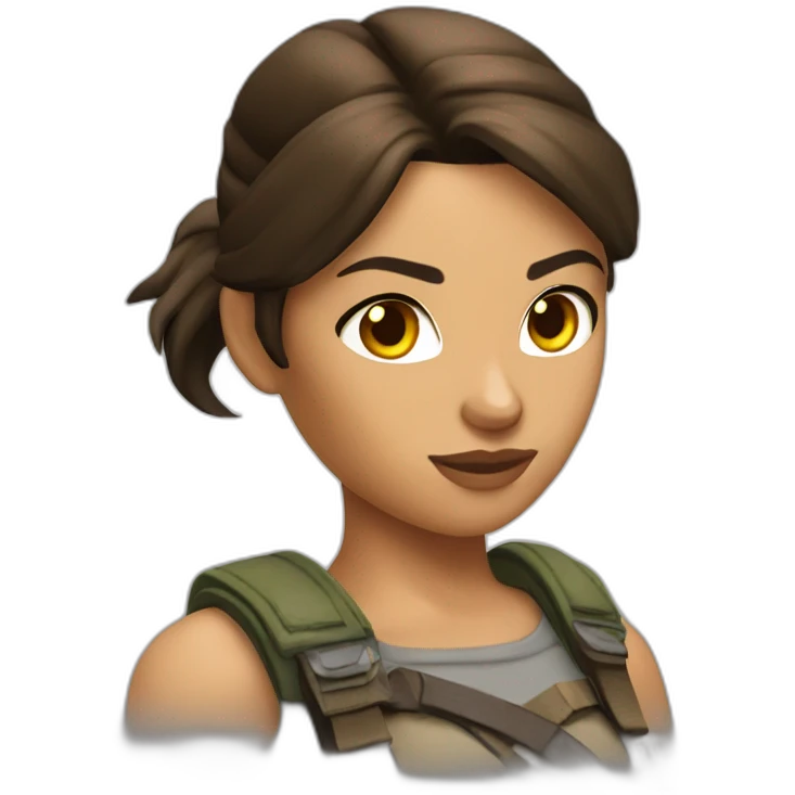 Lara croft emoji