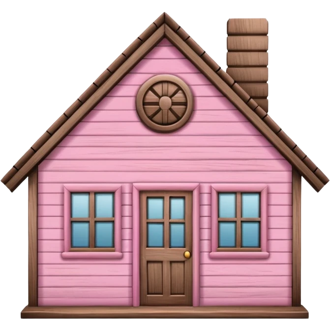 home sign  with lines pink emoji