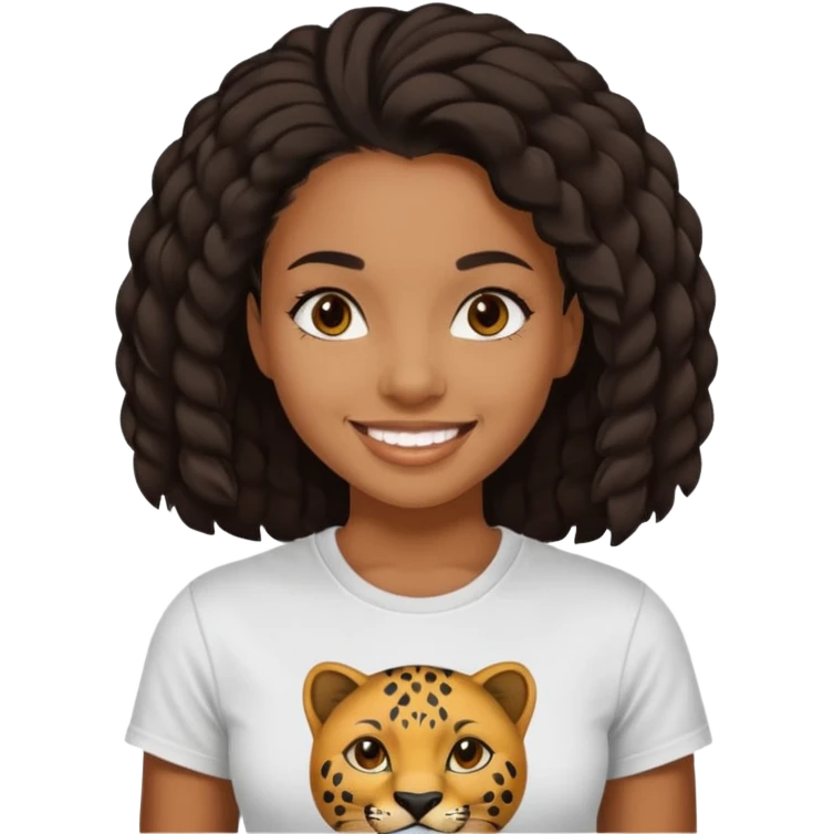 Black girl pantera emoji