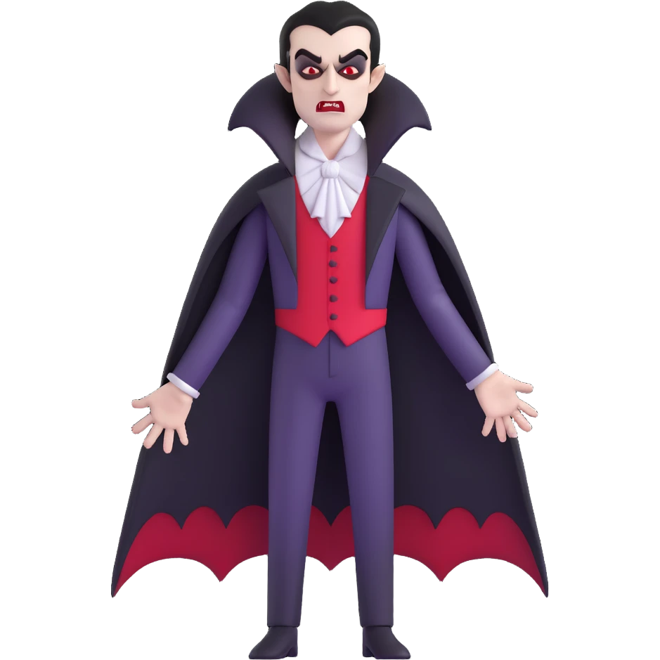 vampire man in cyberpunk setting emoji