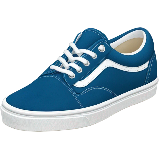 blue suede vans sneaker emoji