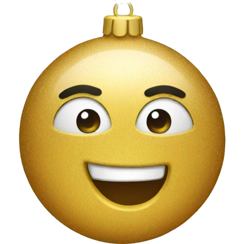 Christmas tree decoration emoji