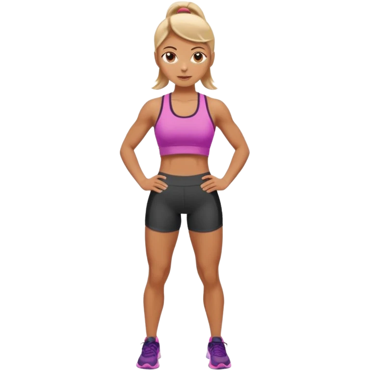 original Gym Girl vertical image emoji