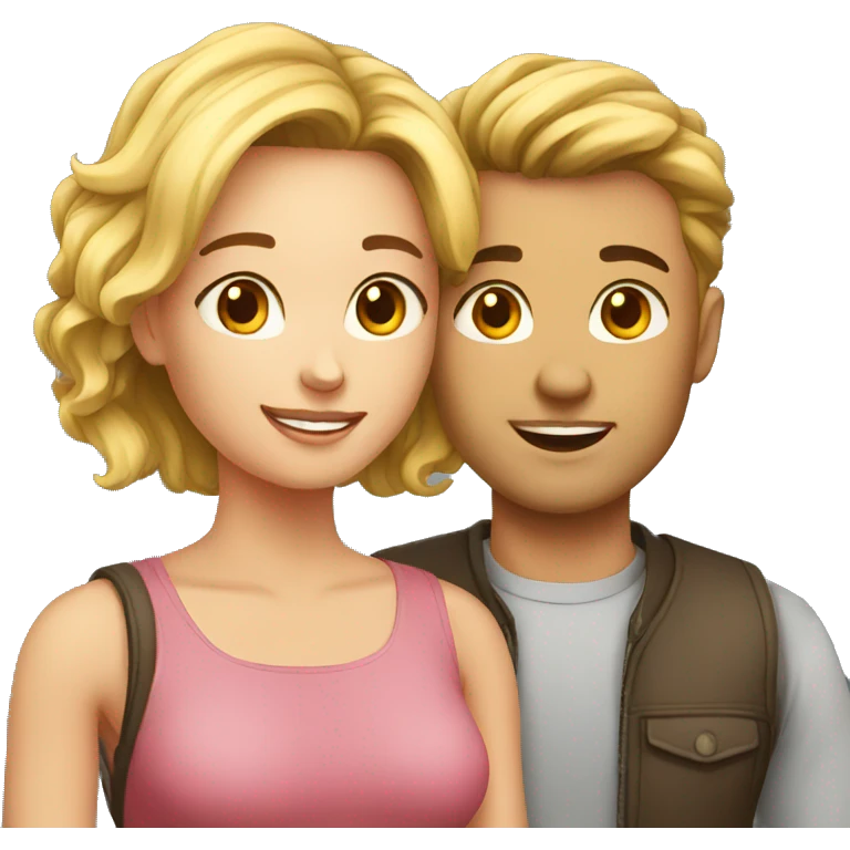 young couple emoji