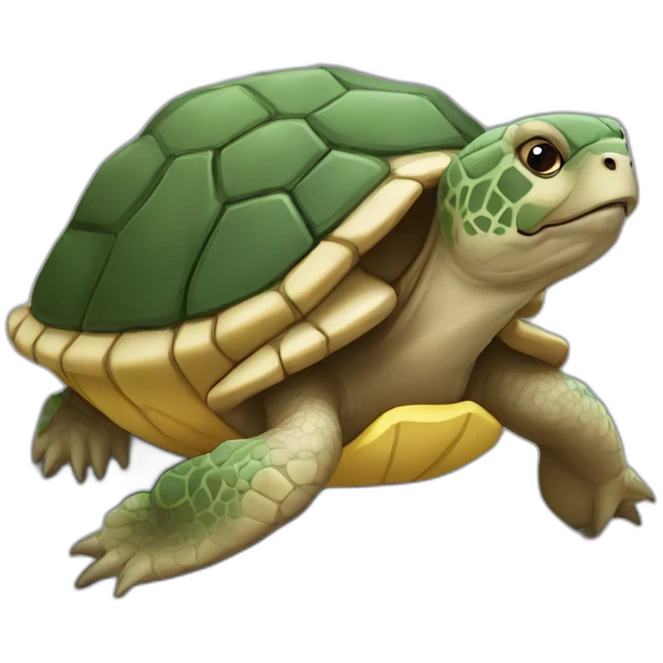 Tortue sur loutre emoji