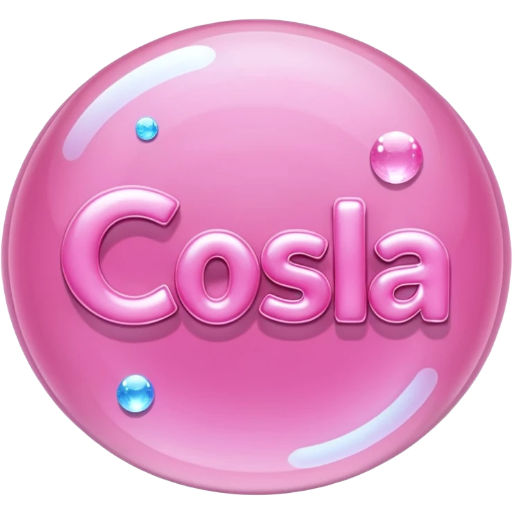 The name Crystal in pink bubble letters emoji