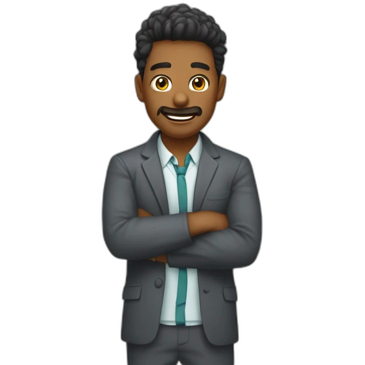 Persona alzando unas mancuernas emoji