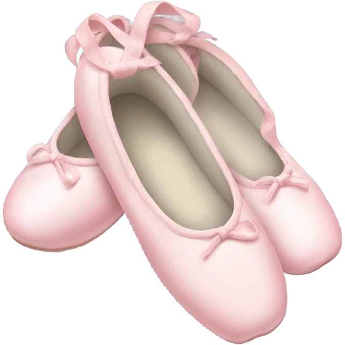 pastel pink ballet shoes emoji
