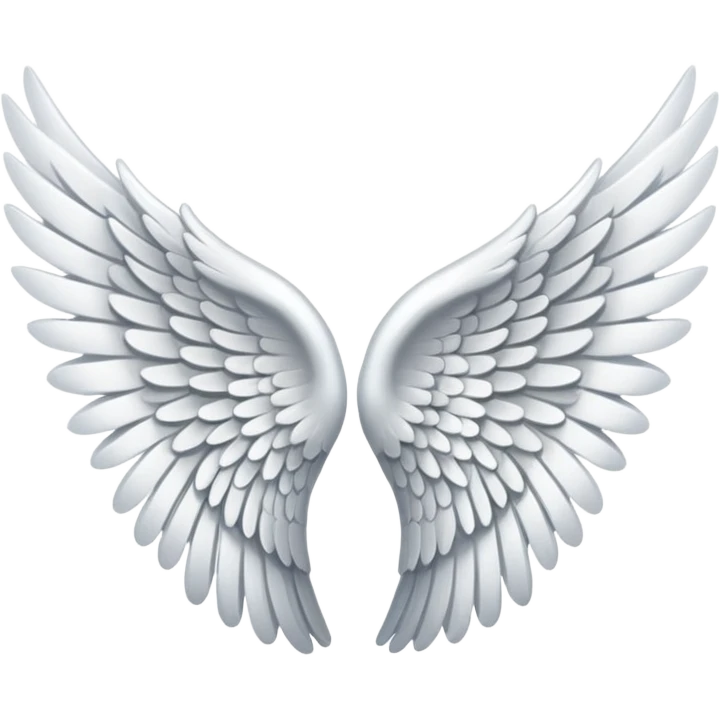 Angle wings emoji