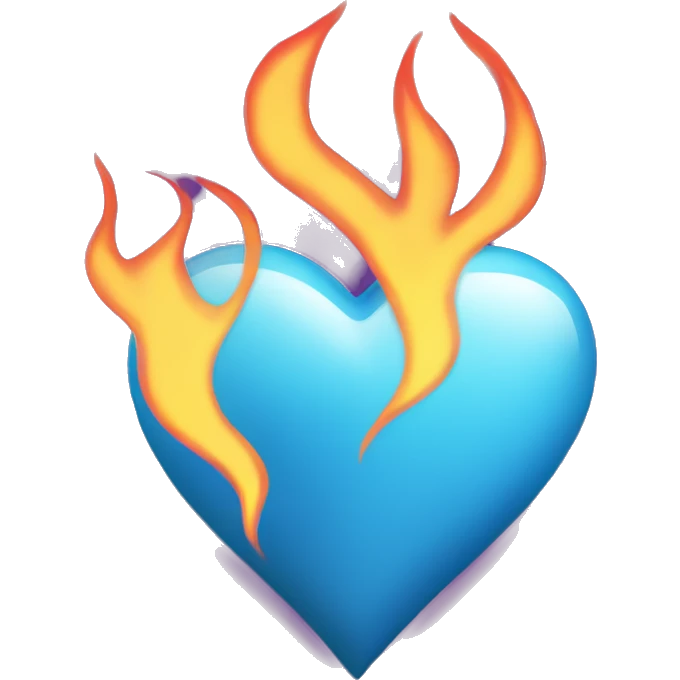 heart with flames  emoji