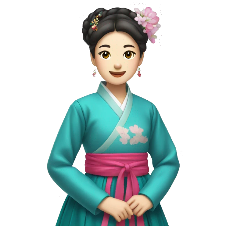 Hanbok dress  emoji