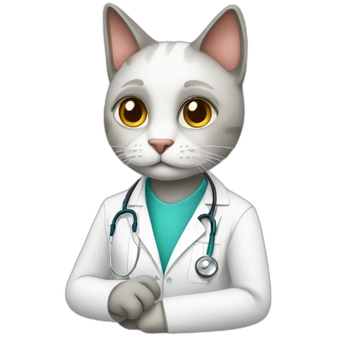 Cat doctor  emoji