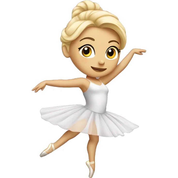 blond ballet dancer emoji