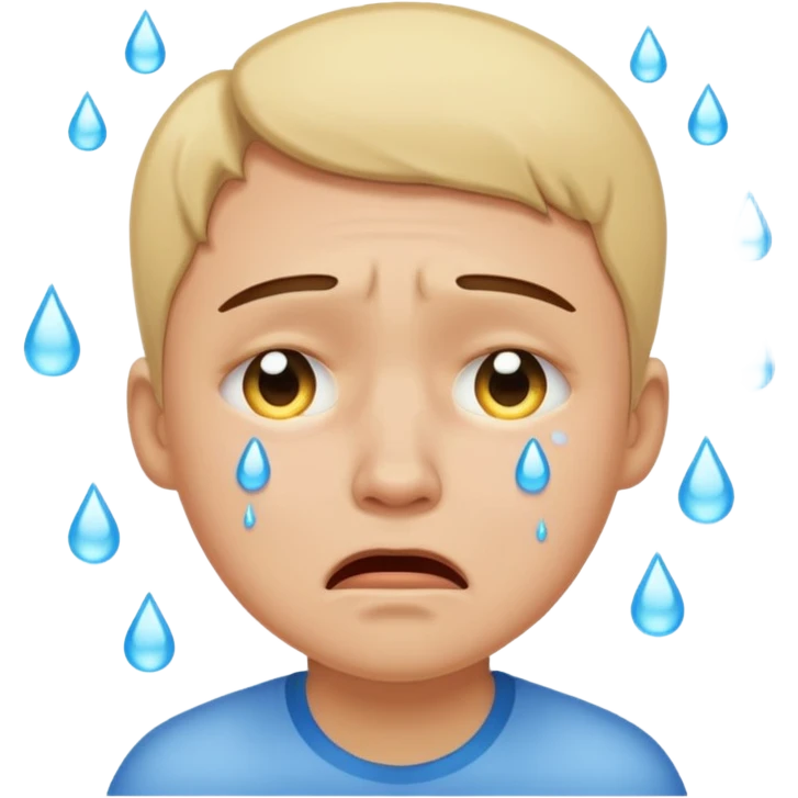 Mendiga chorando muito emoji