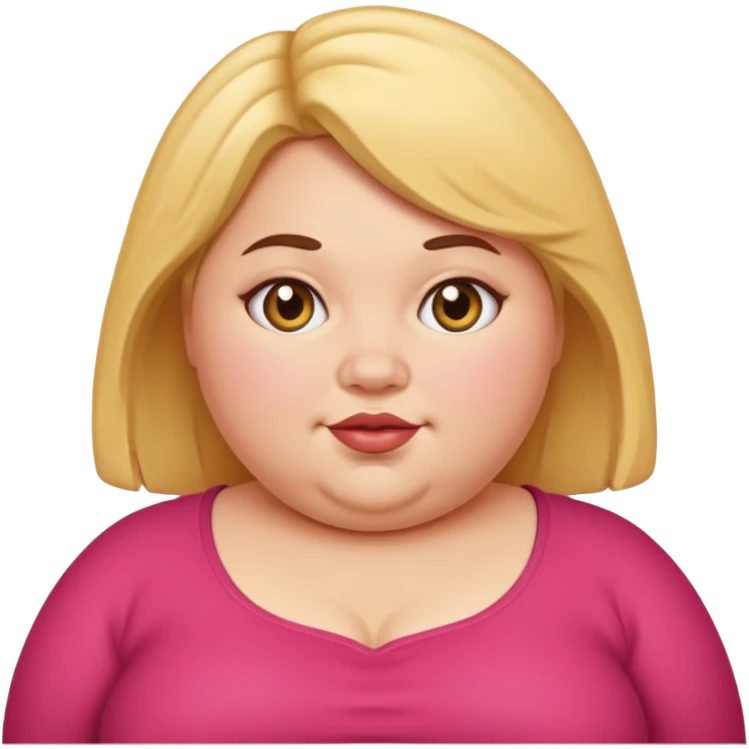 Fat girl emoji