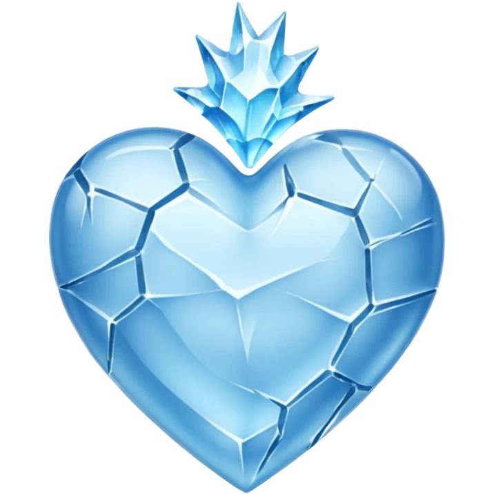 Corazon de hielo emoji