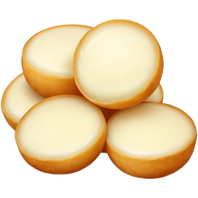 Mozzarella cheese balls emoji