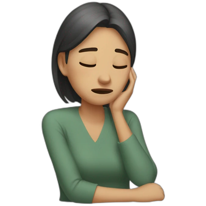 Mujer llorando emoji