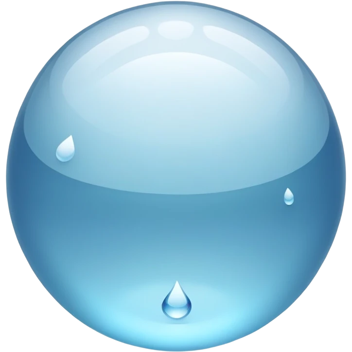 Pale raindrop  emoji