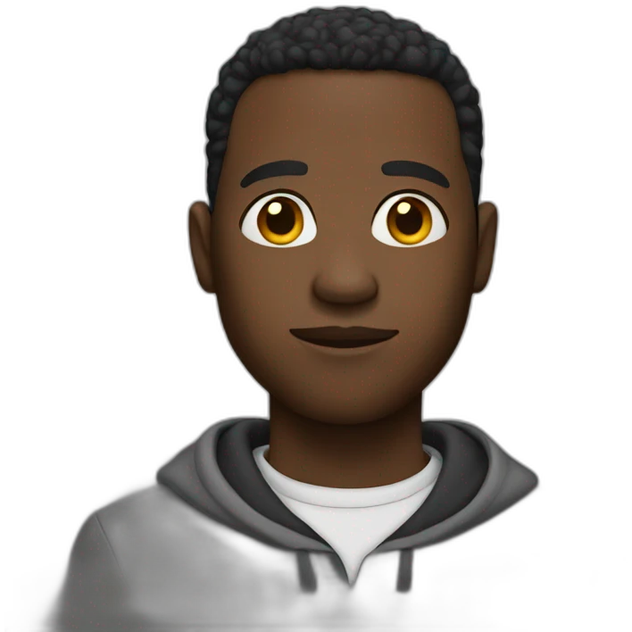 Black guy emoji