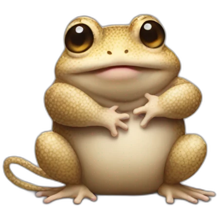 Toad hug mouse emoji